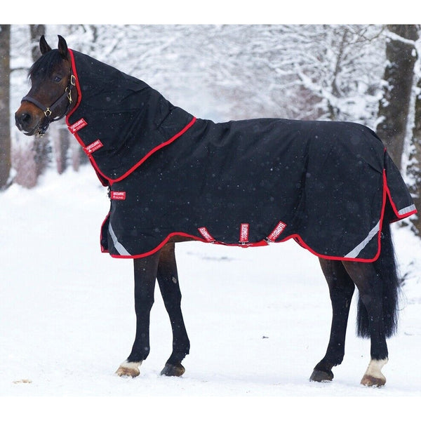 Horseware Rambo Supreme Turnout Rug Vari-Layer Heavy 450g Black 1680D 5'0'-7'3'