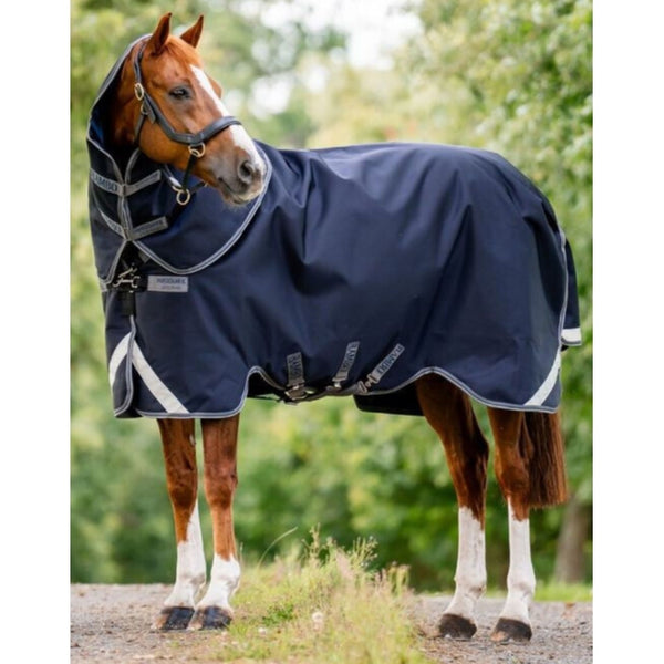 Horseware Rambo Supreme Turnout Rug Vari-Layer Medium 250g Navy 1680D 5'0'-7'3'