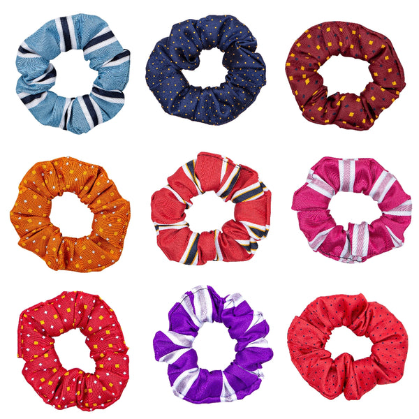 Supreme Products Show Scrunchie Hair Accessories All Colours Spot/Stripe/Diamond