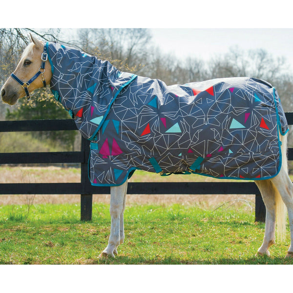 Horseware Amigo Pony Plus 600d Turnout Rug Lightweight Lite 0g Origami 3'9'-5'9'