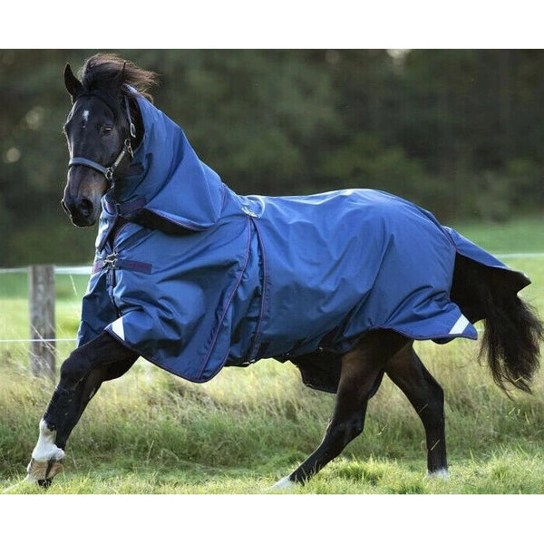 Horseware Rambo Optimo Plus Bundle Turnout 0g Rug with 200g Liner and Hood 5'6-7'3