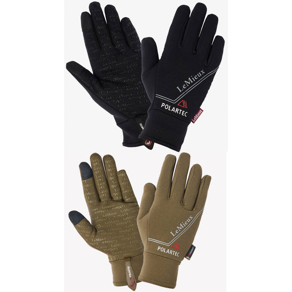 LeMieux Polartec Gloves Thermal Winter Silicone Warm Yard Stable Riding New AW24