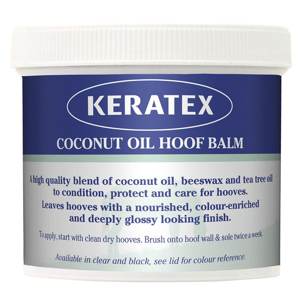 Keratex Coconut Oil Hoof Balm Beeswax and Tea Tree Oil Protect and Condition Hooves