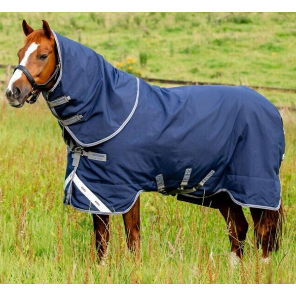 Horseware Rhino Original Turnout Plus Rug Tough Lightweight 100g Navy 5'6'-7'3'