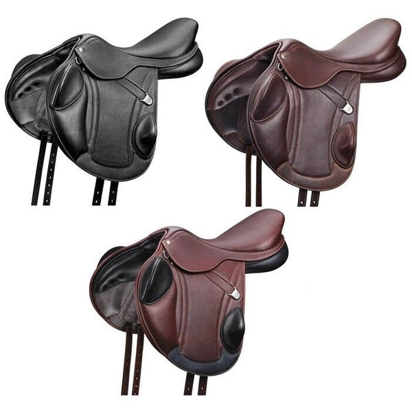 Bates Advanta Close Contact Adjustable CC Event Jump Saddle CAIR Black/Brown/Duo