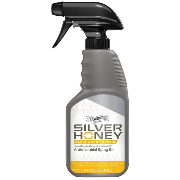 Absorbine Silver Honey Spray Gel Rapid Wound Repair Manuka Honey and MicroSilver™