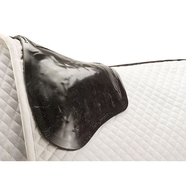 Acavallo Gel Front Riser 1' Shock Absorbing Tacky Half Saddle Pad Clear/Black