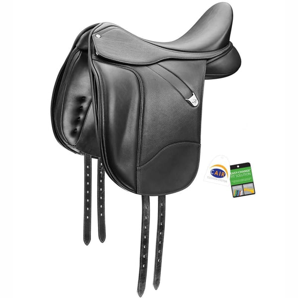 Bates Dressage+ Adjustable Performance Support Saddle CAIR Black/ Brown 16'-18'