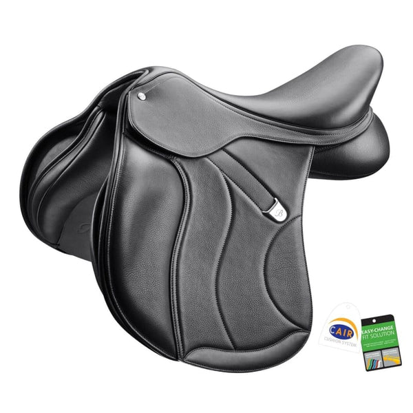 Bates High Wither All Purpose Square Cantle + GP Saddle CAIR Black/Brown 16.5-18