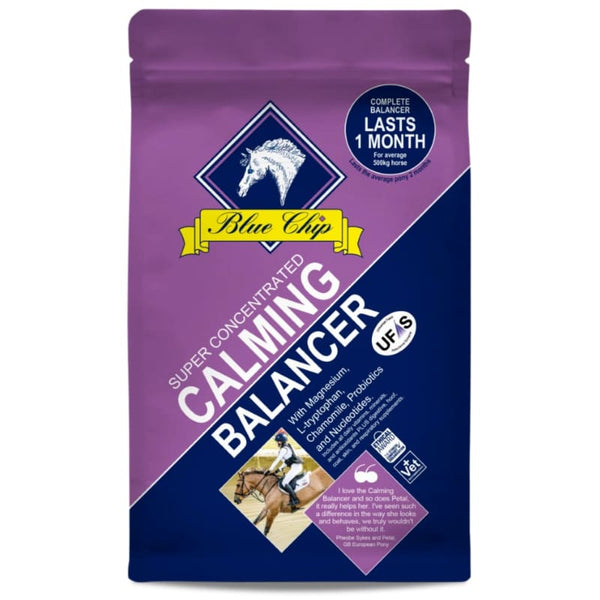 Blue Chip Feeds Super Concentrated Calming Balancer Anti-Stress Horse Supplement