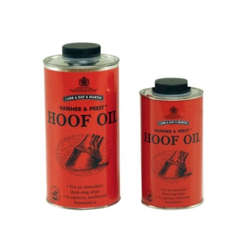 Carr and Day and Martin Vanner and Prest Antibacterial Shiny Hoof Oil 500ml 1L 5L