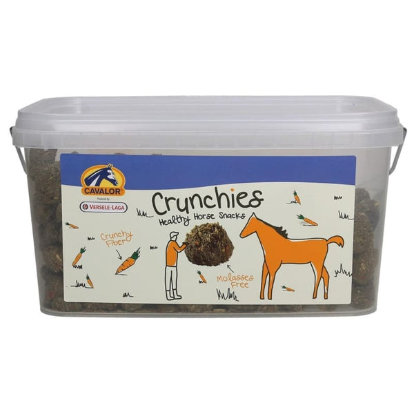 Cavalor Crunchies Horse and Pony Healthy Treats Molasses Free Carrot Flavour 1.5kg