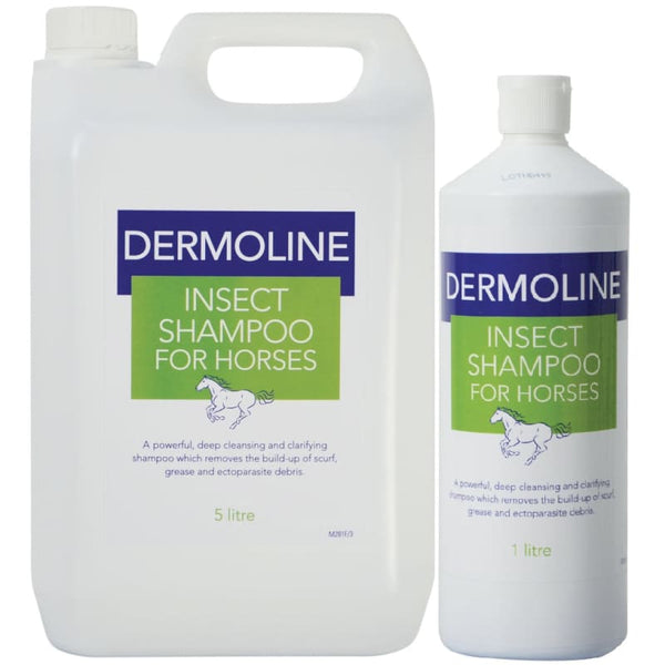 Dermoline Insect Horse Shampoo Powerful Deep Cleansing Scurf Grease Body Wash