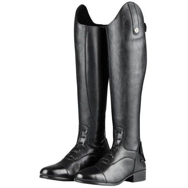 Dublin Arderin Tall Field Boot Adult Laced PU Stretch and Leather Long Riding Boot