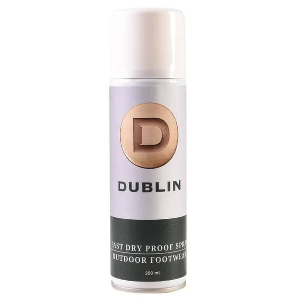 Dublin Fast Dry Proof Spray Restores Waterproof Finish Without Staining Footwear