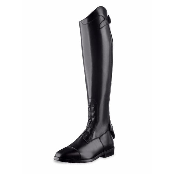 EGO7 Orion Long Tall Italian Leather Laced Jumping Riding Boot Black EU 36-45