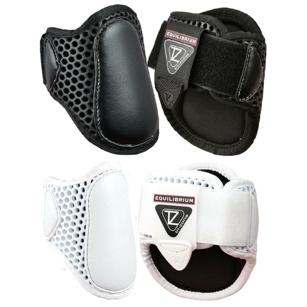 Equilibrium Tri-Zone Lightweight FETLOCK Showjumping Boots NEW Black/White XS-L