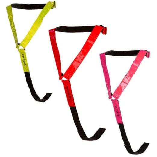 Equisafety Hi-Vis Reflective Flourescent Neckband Strap Yellow/Pink/Red One Size