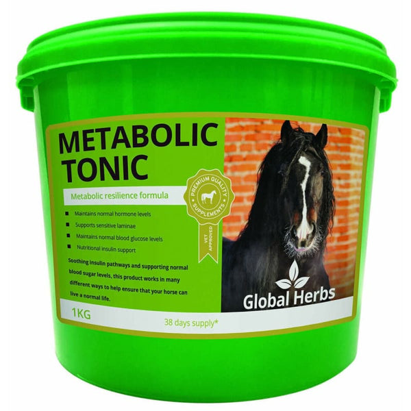 Global Herbs Metabolic Tonic Blood Glucose Insulin Metabolism Horse Supplement