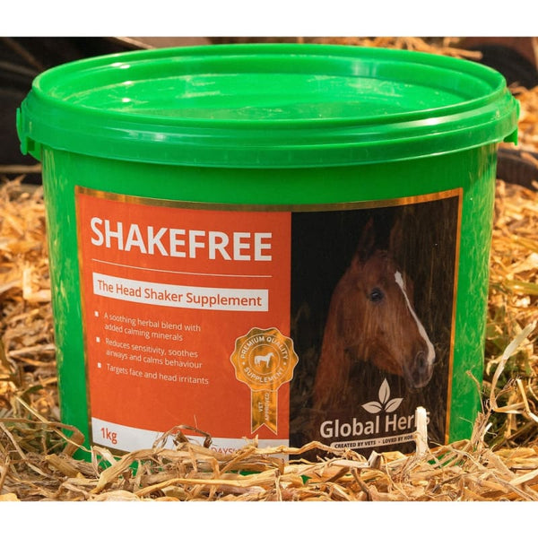 Global Herbs ShakeFree Calm Sensitive Nerves Head Shaking Horse Supplement