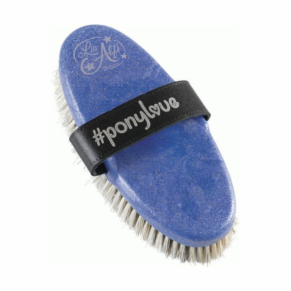 HAAS #Ponylove Pony Love Fellglanz Soft White Horse Hair Body Brush Extra Shine