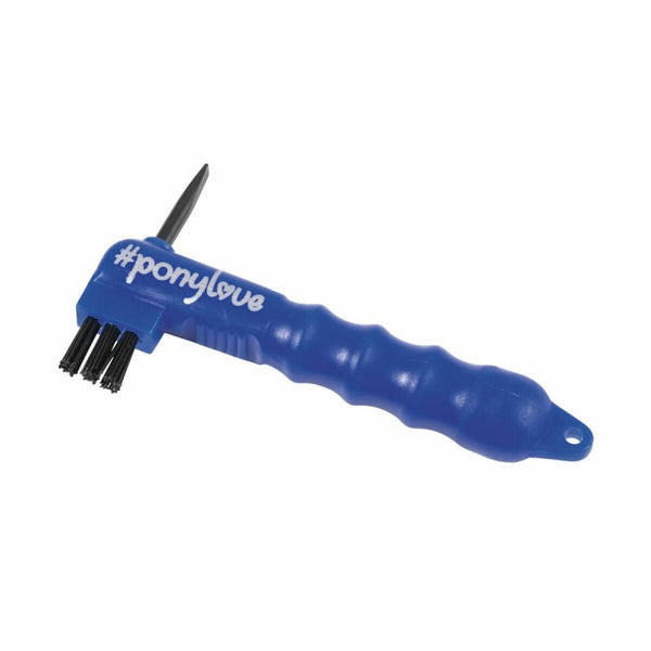 HAAS #Ponylove Pony Love Joker Hoof Pick and Brush Hoof Cleaning Tool Blue