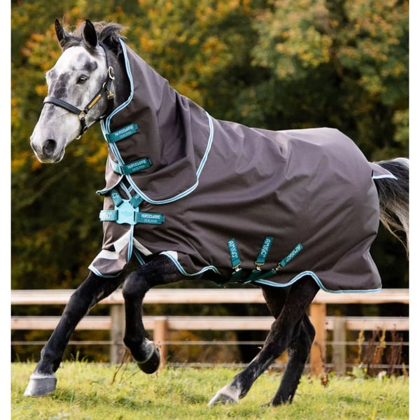 Horseware Amigo Bravo 12 Plus Disc Front 1200d Turnout Rug + Hood 250g 5'6'-7'3'