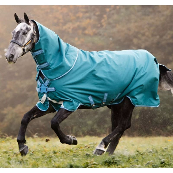 Horseware Amigo Bravo 12 Plus Turnout Rug Disc Front + Hood 1200d 100g 5'6'-7'3'