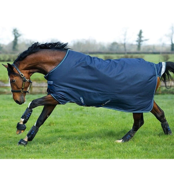 Horseware Amigo Bravo 1200d Turnout Rug Heavy Heavyweight 400g Navy 5'6'-7'3'