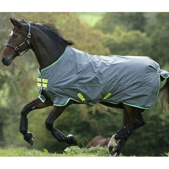 Horseware Amigo Hero 900d Turnout Rug Mediumweight 200g Fill Grey Blue 5'6'-7'0'