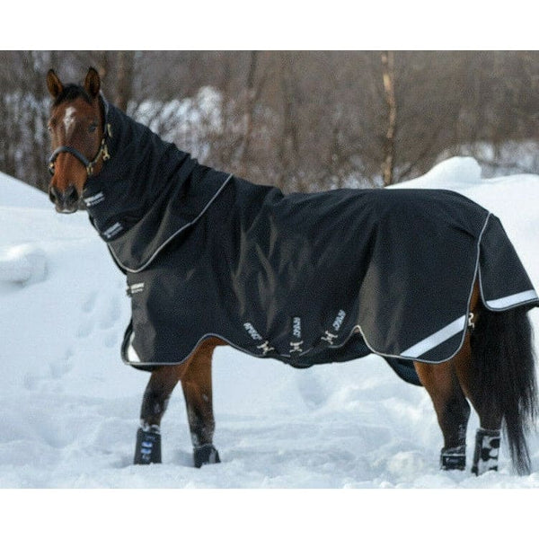 Horseware Amigo Super Bravo Plus Turnout Rug Mediumweight 250g Black 5'6'-7'3'