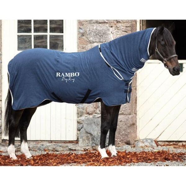 Horseware Rambo Dry Rug Supreme Microfibre Cooler Wicking Towelling Travel Rug