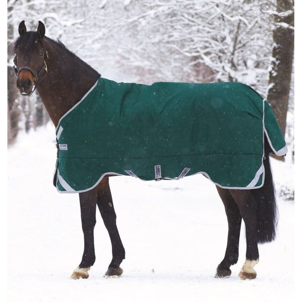 Horseware Rambo Original Turnout Rug Leg Arches Heavy Weight 400g Green 5'6-7'3'