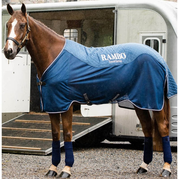 Horseware Rambo Travel Series Quilted Wicking Microfibre Polar Fleece Cooler Rug