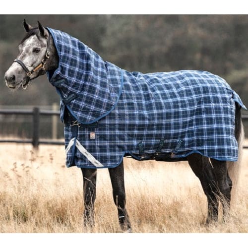 Horseware Rhino Original Turnout Plus Vari-Layer Rug Heavy 450g Navy 5'6'-7'3'