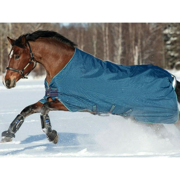 Horseware Rhino Original Vari-Layer Turnout Rug Mediumweight 250g Navy 5'6'-7'3'