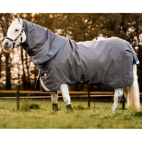 Horseware Rhino Plus Hexstop Turnout Rug and Hood Lightweight Lite 100g 5'6'-7'3'