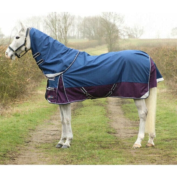 Hy DefenceX System 0g Lightweight Turnout Rug Detachable Neck Cover 4'6'-7'0'