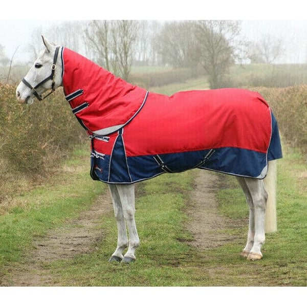 Hy DefenceX System 200 Turnout Rug 200g Mediumweight and Detachable Neck 5'6'-7'3'