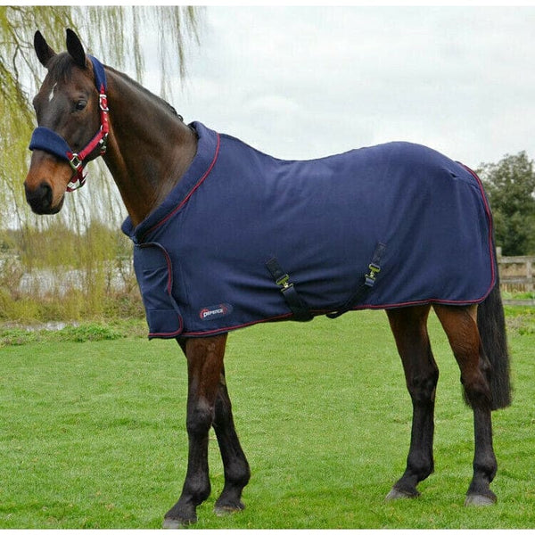 Hy DefenceX System Deluxe Cushioned Fleece Cooler Wicking Sweat Rug Navy 5'6-7'3