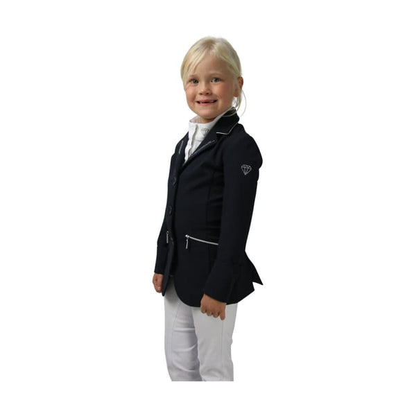 Hy Equestrian Cadiz Mizs Show Jacket Navy/Rose Gold Black/Silver 7-16 Years