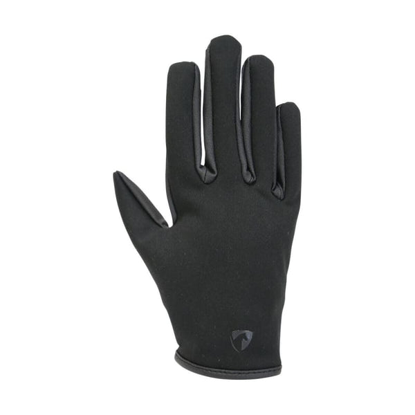 Hy Equestrian Children's Softshell Comfort Grip Riding Gloves Kids Black XS-XL