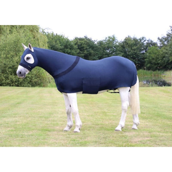 Hy Equestrian Lycra Flex Rug with Belly Flap Prevents Rubbing Under Rug Layer