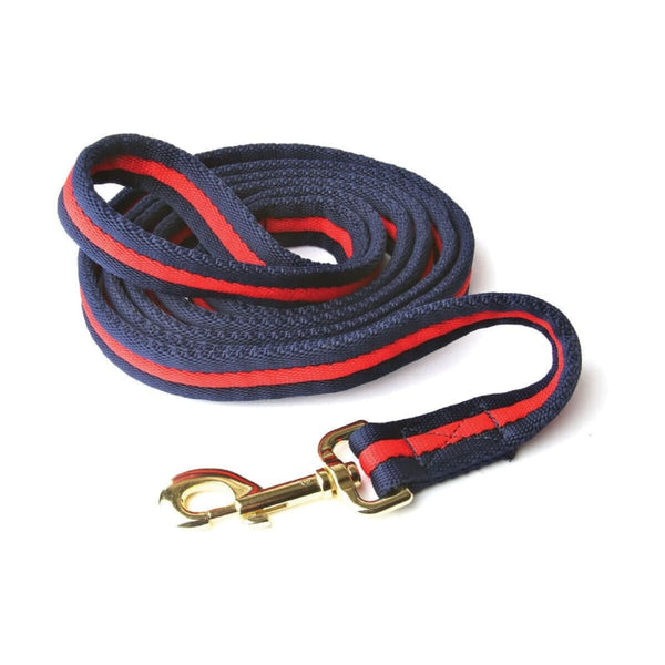 Hy Equestrian Soft Webbing Lead Rein Without Chain With Loop Handle All Colours