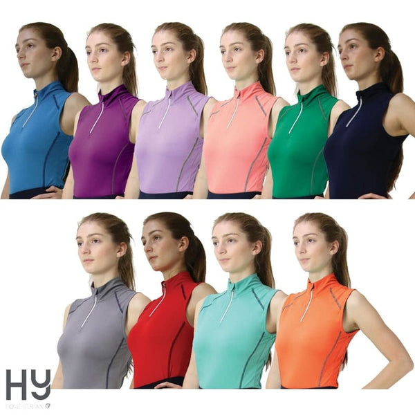 Hy Equestrian Hy Sport Active Sleeveless Top Summer Sports Riding Top All Colour