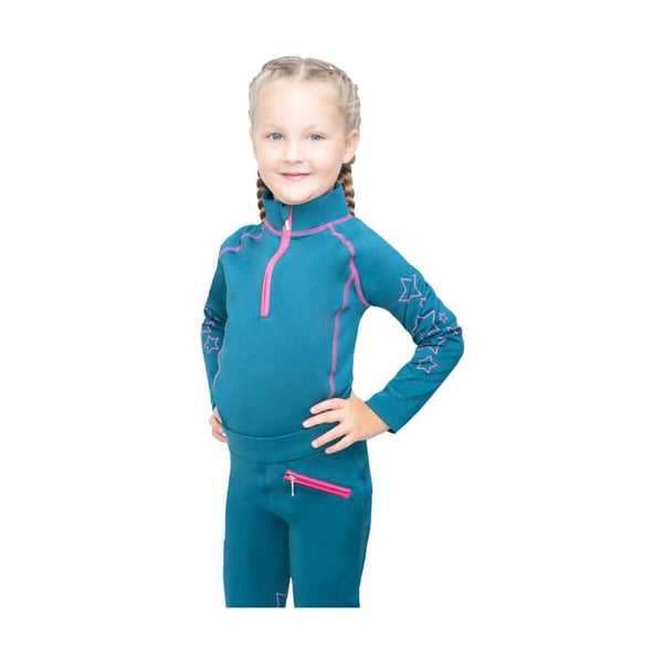 Hy Equestrian Stella Children's Unisex Base Layer Long Sleeve XC Top 3-10 Years