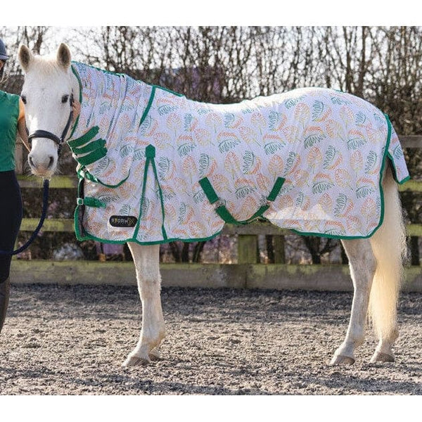 Hy Equestrian StormX Original Tropical Paradise Combi Fly Rug Fly Sheet 4'0-7'3