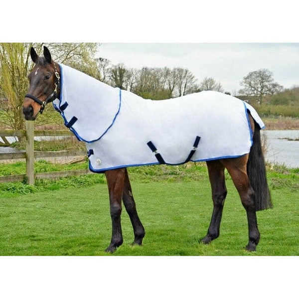 Hy Guard Signature Defence Combo Fly Rug Sheet Detachable Neck White 4'6'-7'0'