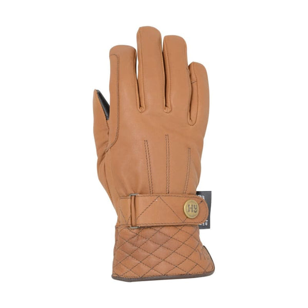 Hy Hy5 Adults Quilted Soft Leather Thinsulate Winter Riding Gloves Tan XS-XL