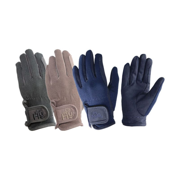 Hy Hy5 Children's Every Day Practical Riding Gloves Black/Navy/Brown S-XL